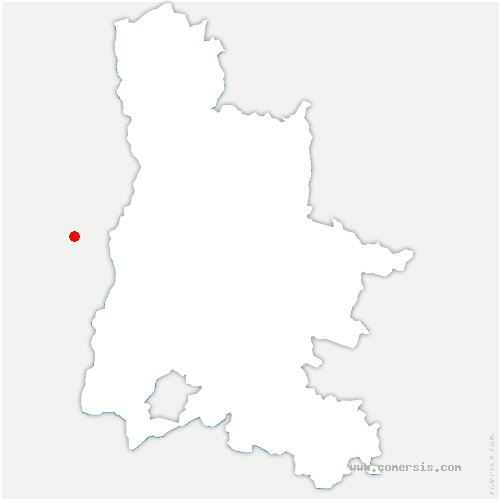 carte de localisation de Sonnay