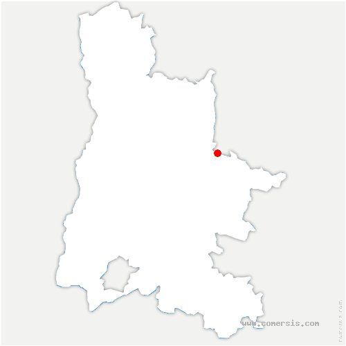 carte de localisation de Treschenu-Creyers