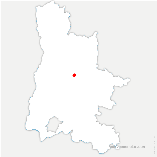 carte de localisation de Tullins