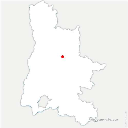 carte de localisation de Vachères-en-Quint