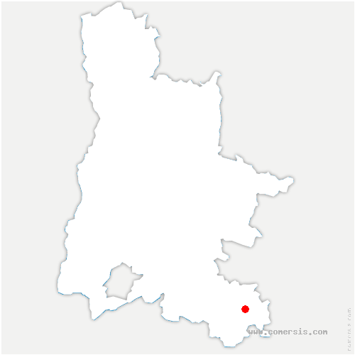 carte de localisation de Vers-sur-Méouge