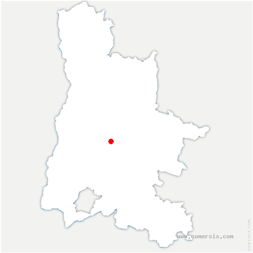 carte de localisation de Vinay