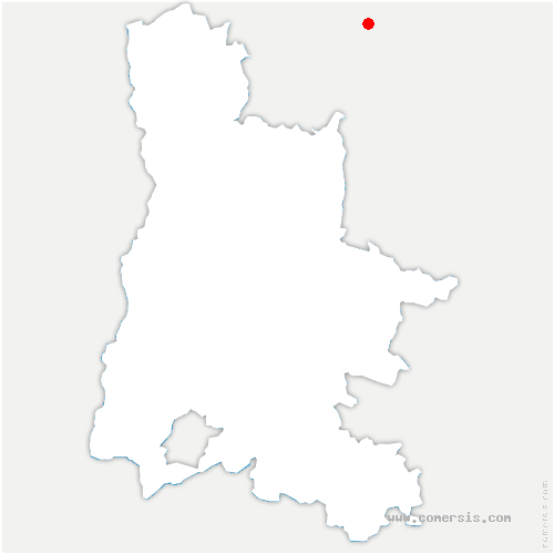 carte de localisation de Vinzieux