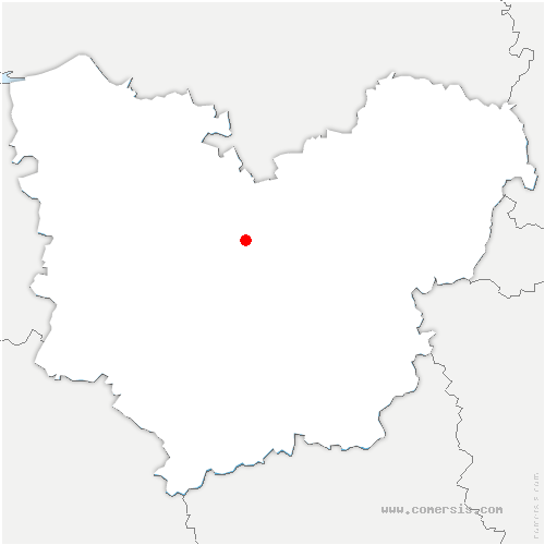 carte de localisation de Amfreville-les-Champs