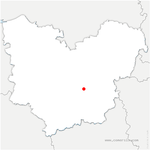 carte de localisation de Angerville-la-Campagne