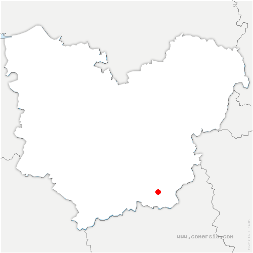 carte de localisation des Authieux-sur-le-Port-Saint-Ouen