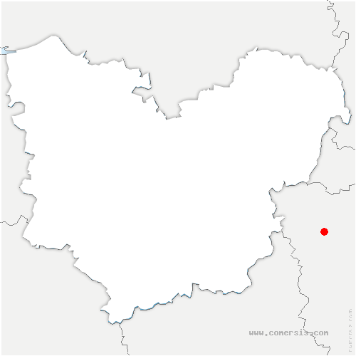 carte de localisation d'Avesnes-en-Bray