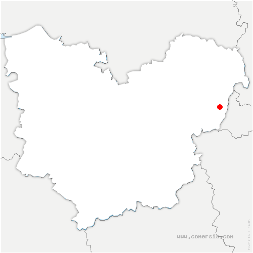 carte de localisation de Beaulieu