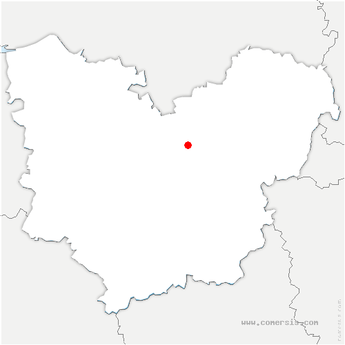 carte de localisation de Beauval-en-Caux