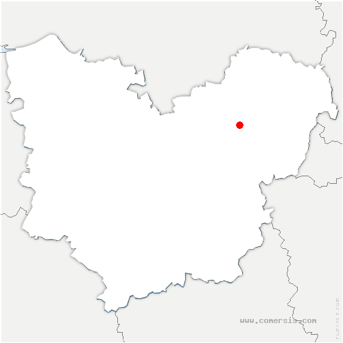 carte de localisation de Bernières-sur-Seine