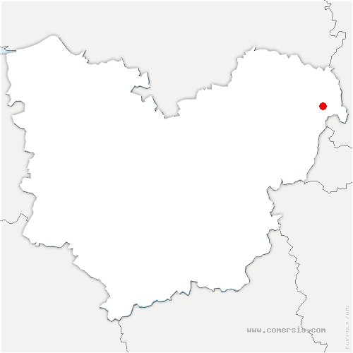 carte de localisation de Bernouville