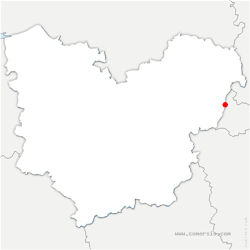 carte de localisation de Berthenonville