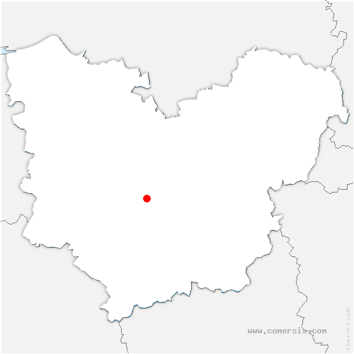 carte de localisation de Betteville