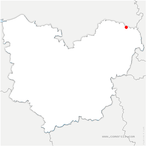 carte de localisation de Bézu-la-Forêt