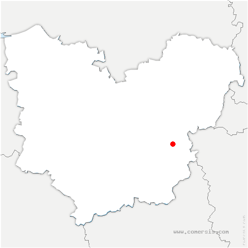 carte de localisation de Bierville