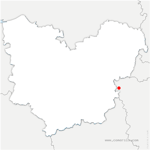 carte de localisation de Bois-Guilbert