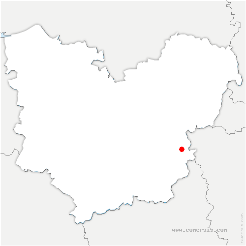 carte de localisation de Boissay