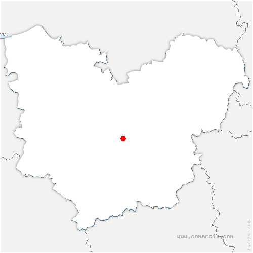 carte de localisation de Bouville