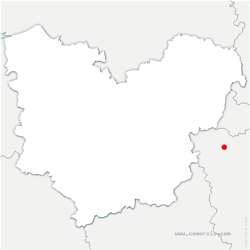 carte de localisation de Brémontier-Merval
