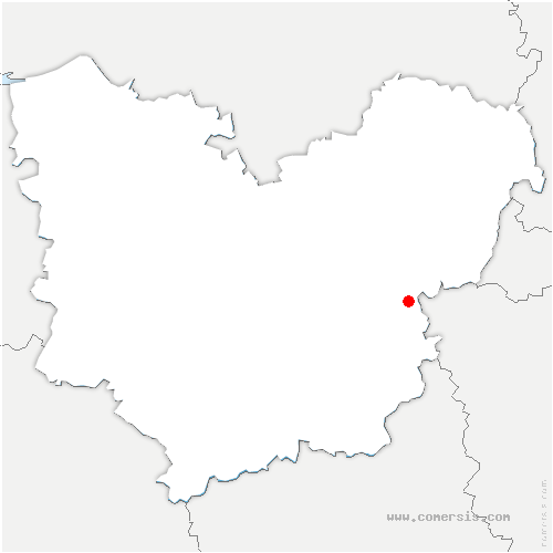 carte de localisation de Buchy