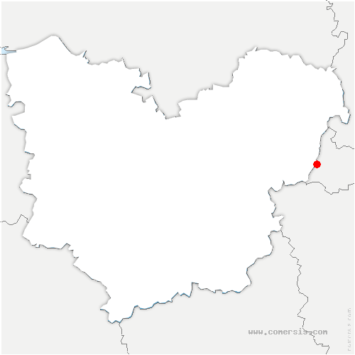 carte de localisation de Bus-Saint-Rémy
