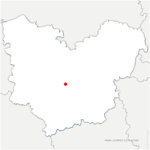 carte de localisation de Carville-la-Folletière