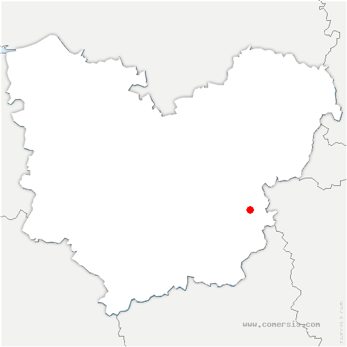 carte de localisation de Catenay