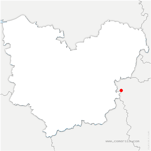 carte de localisation de la Chapelle-Saint-Ouen