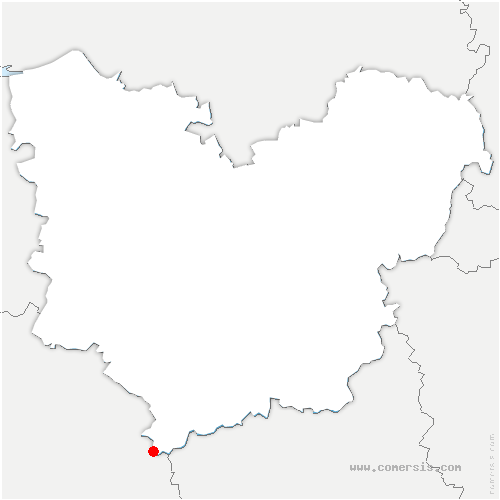 carte de localisation de Chennebrun