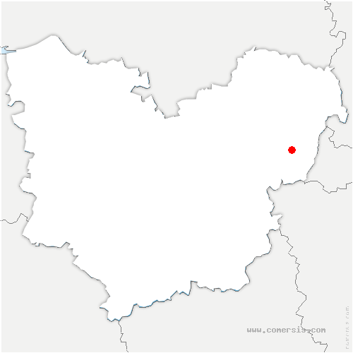 carte de localisation de Civières