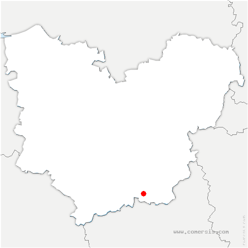 carte de localisation de Cléon