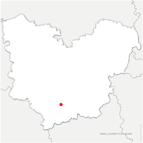 carte de localisation de Condé-sur-Iton