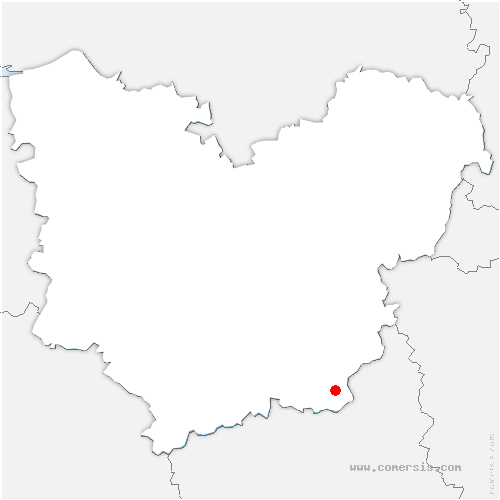 carte de localisation de Courdemanche