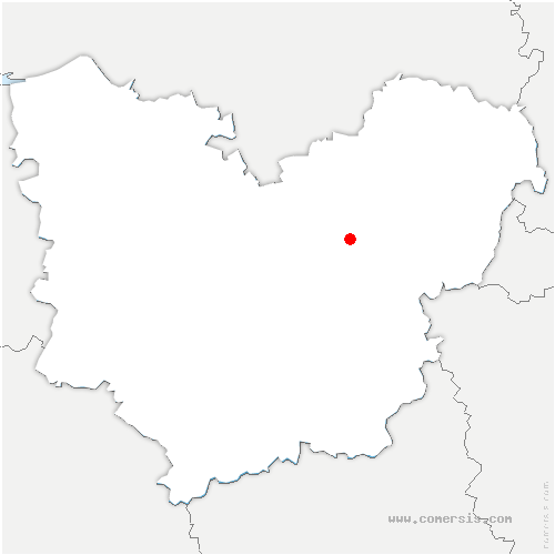 carte de localisation de Cressy