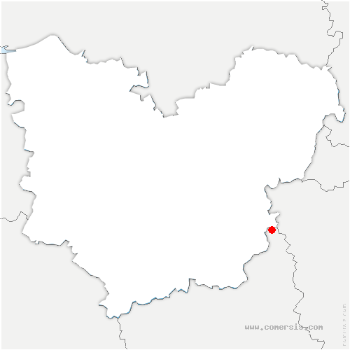 carte de localisation de Croisy-sur-Andelle