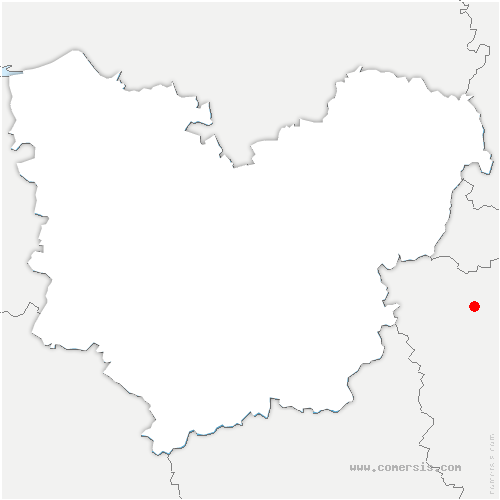 carte de localisation de Cuy-Saint-Fiacre