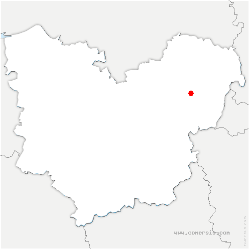 carte de localisation d'Écorcei