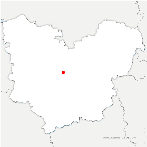 carte de localisation d'Ectot-lès-Baons