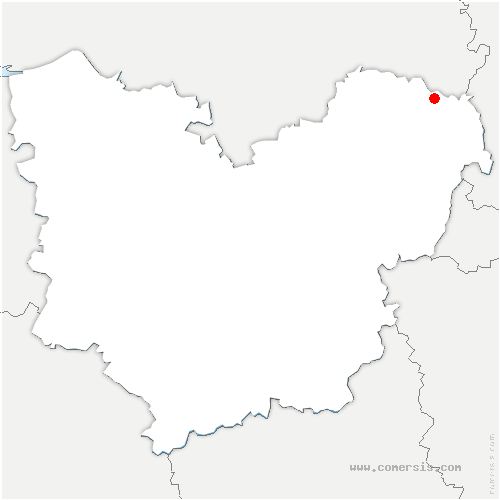carte de localisation d'Équemauville