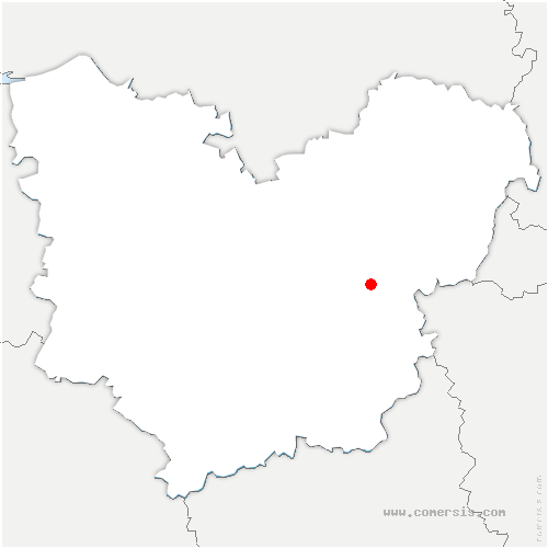 carte de localisation d'Esteville