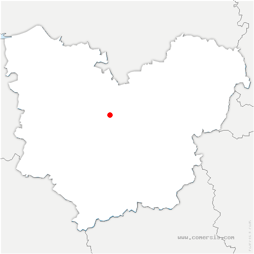 carte de localisation d'Étoutteville