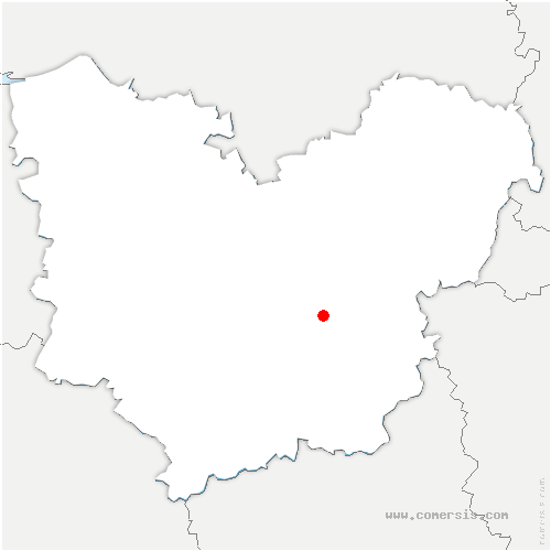 carte de localisation de Fauville