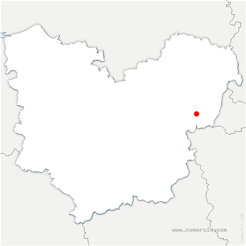 carte de localisation de Fontaine-en-Bray