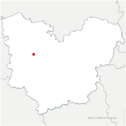 carte de localisation de Fontaine-la-Soret