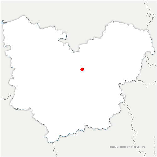 carte de localisation de la Fontelaye