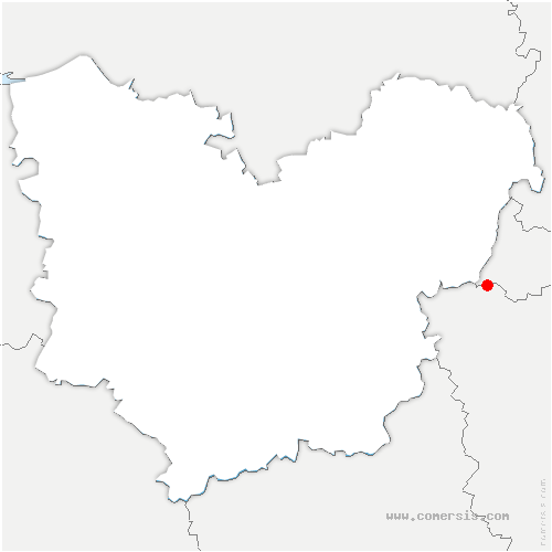 carte de localisation du Fossé