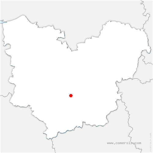 carte de localisation de Fresne