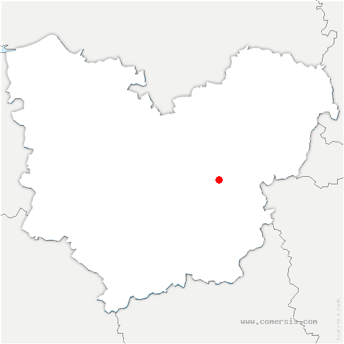 carte de localisation de Frichemesnil
