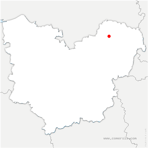 carte de localisation de Gaillardbois-Cressenville