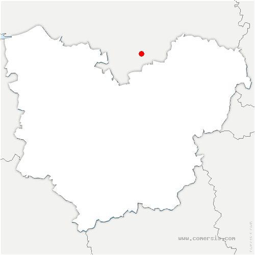 carte de localisation de Germainville